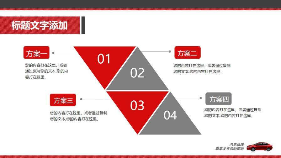 汽車行業(yè)工作匯報PPT模板