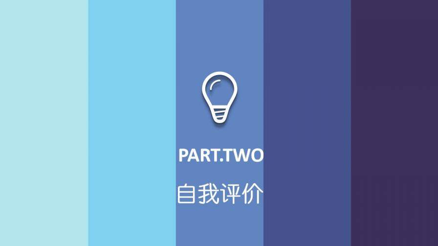 多彩简约职业规划工作汇报PPT模板