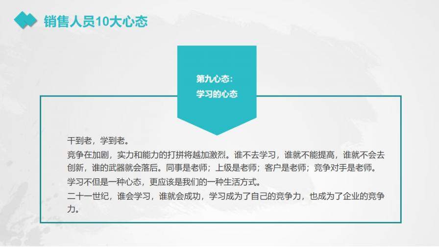 銷售心態(tài)培訓教育培訓PPT模板