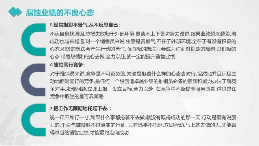 銷售心態(tài)培訓教育培訓PPT模板