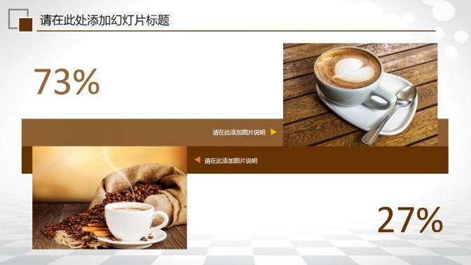 咖啡厅产品介绍会议报告PPT模板
