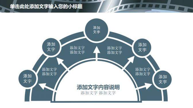 商務電影影視媒體PPT模板