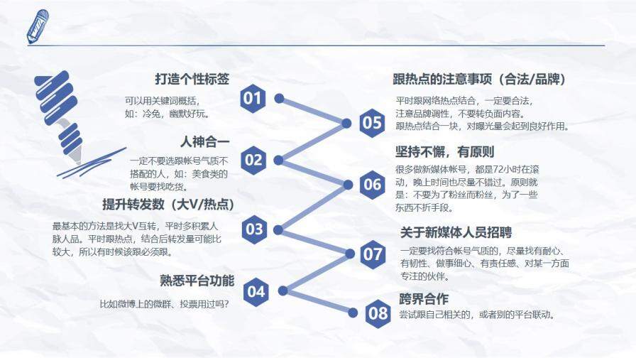 新媒體運營干貨知識分享PPT模板