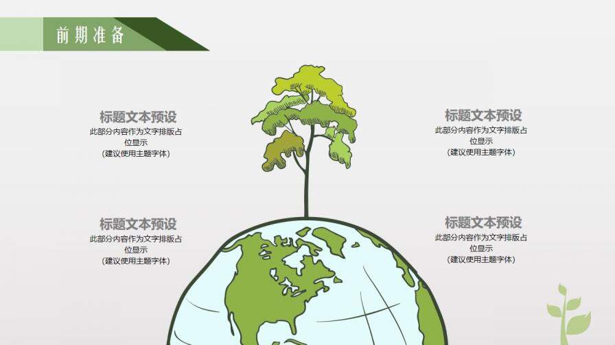 植树节植树造林活动策划PPT模板