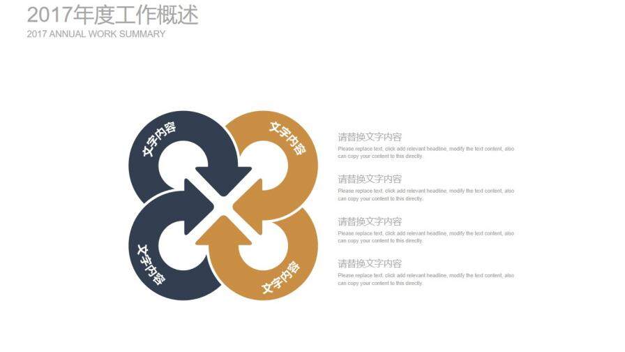 创意扁平蓝金色学术报告毕业论文答辩PPT模板