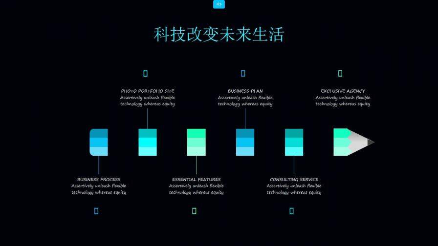 科技改變生活科技時代PPT模板