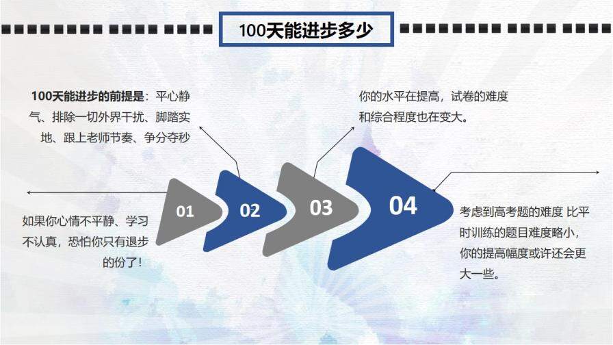 沖刺百日改寫人生高考沖刺動(dòng)員大會(huì)PPT模板