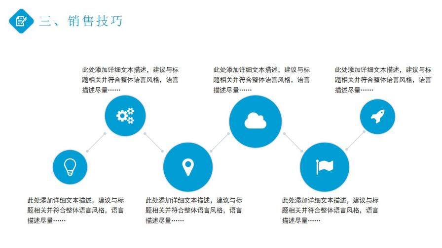 卡通銷售技巧培訓(xùn)工作匯報(bào)PPT模板