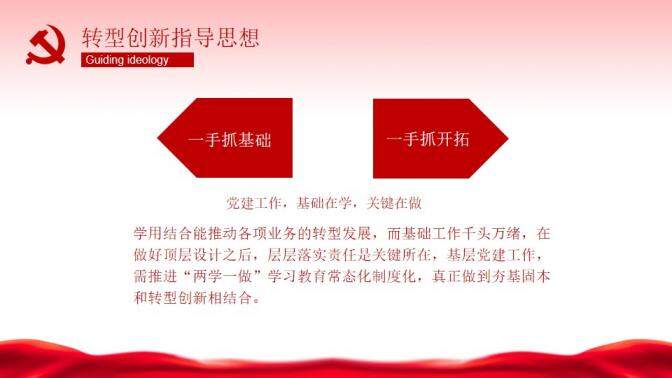 中国梦政党述职汇报PPT模板