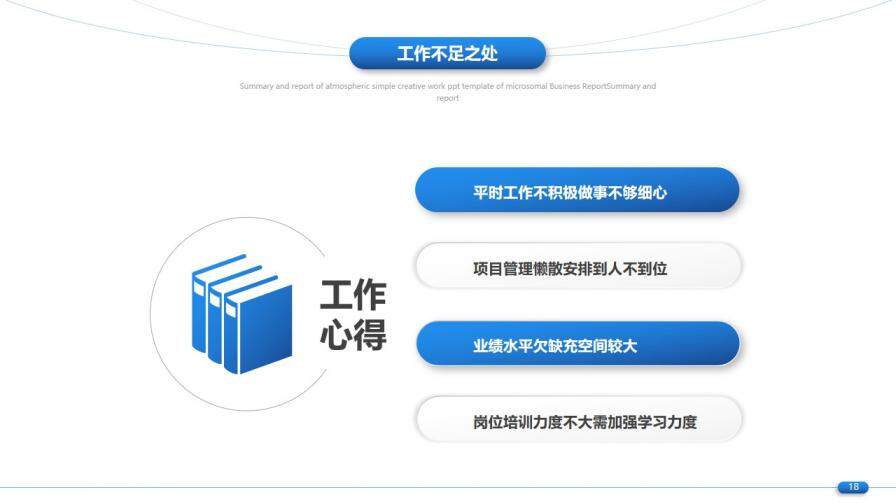 藍色極簡線條背景工作總結(jié)匯報PPT模板