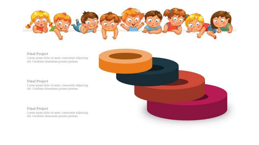 儿童卡通幼儿园教育教学课件PPT模板