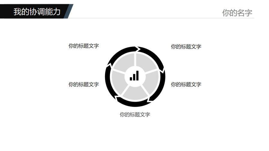 個人求職簡歷崗位競聘競選報告PPT模板