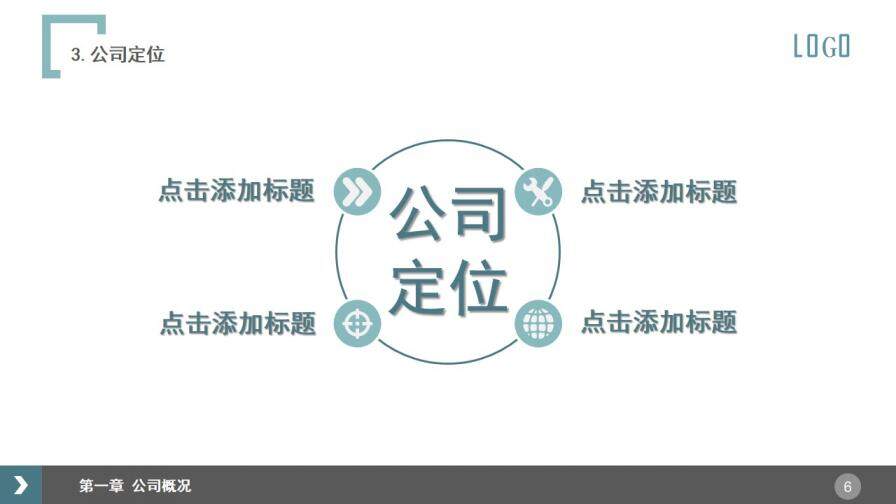 清爽簡約商務藍色企業(yè)簡介公司介紹PPT模板