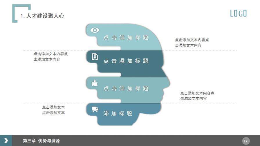 清爽簡約商務藍色企業(yè)簡介公司介紹PPT模板