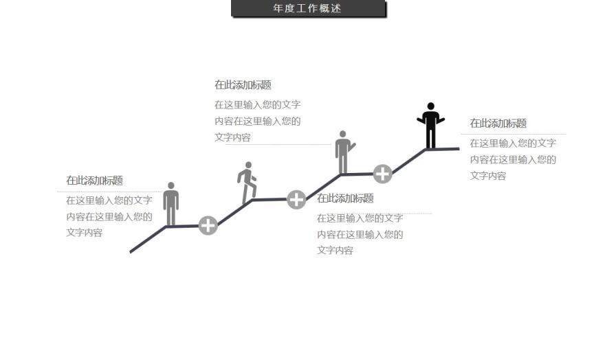 大氣黑灰工作述職報(bào)告PPT模板