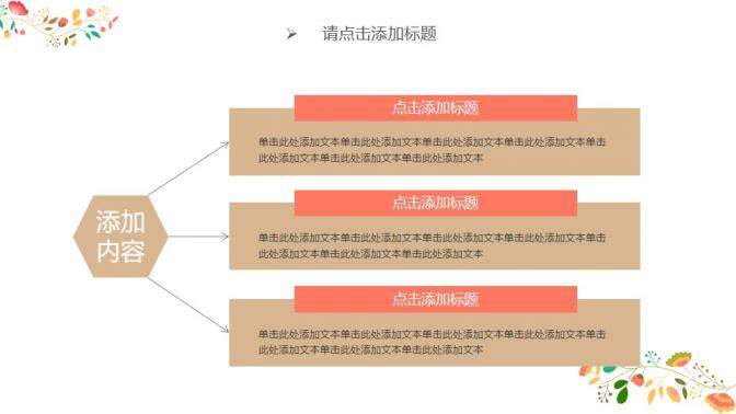 清新唯美月季花背景的藝術(shù)設(shè)計PPT模板