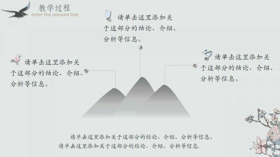 淡雅中國(guó)風(fēng)教師說課PPT模板