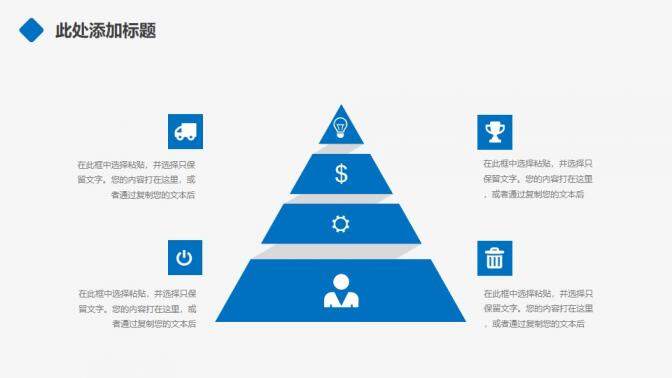 蓝色商务风企业宣传产品介绍PPT模板