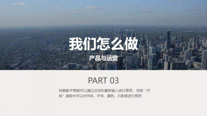 蓝色简约实用创业商业融资计划书PPT模板