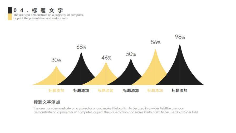 黄黑商务通用工作总结工作计划PPT模板