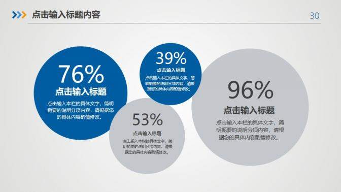 藍色商務述職報告工作總結PPT模板