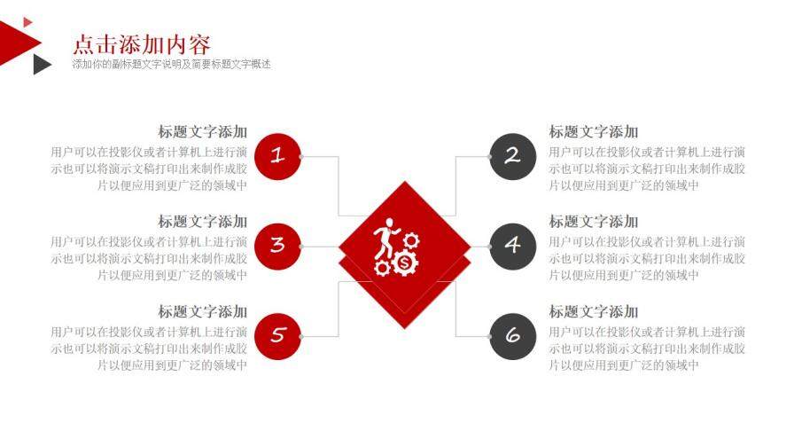 紅色商務(wù)公司介紹通用PPT模板