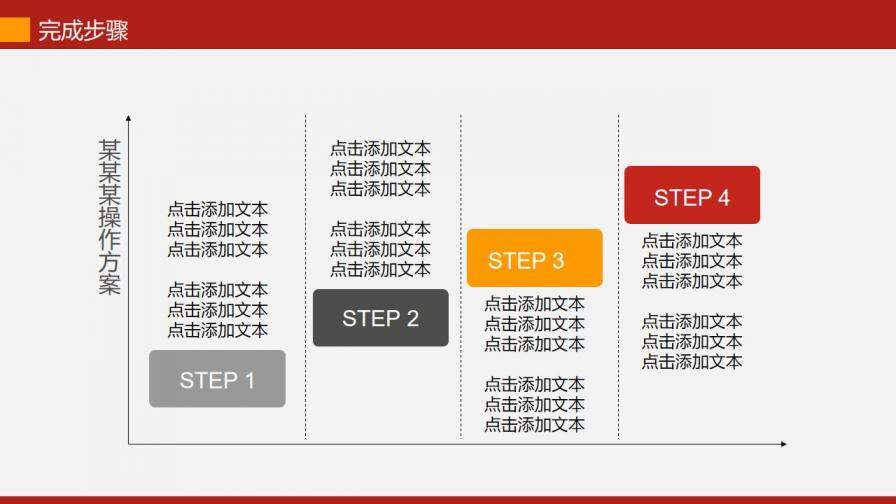 紅色商務工作匯報年終總結通用PPT模板