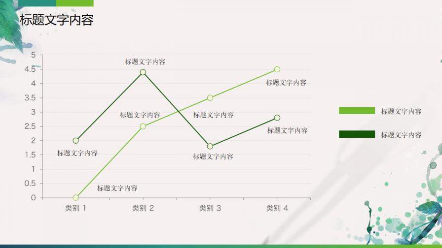 绿色清新文艺风工作计划总结工作汇报动态ppt模板