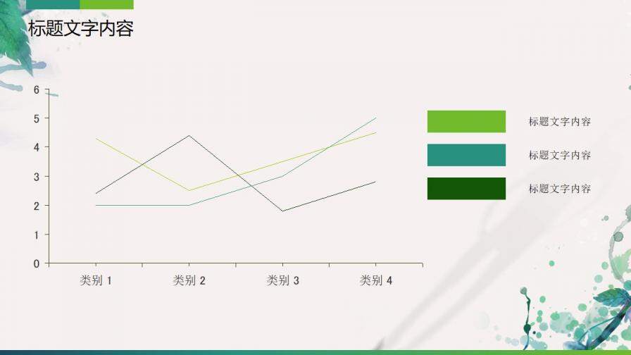 绿色清新文艺风工作计划总结工作汇报动态ppt模板