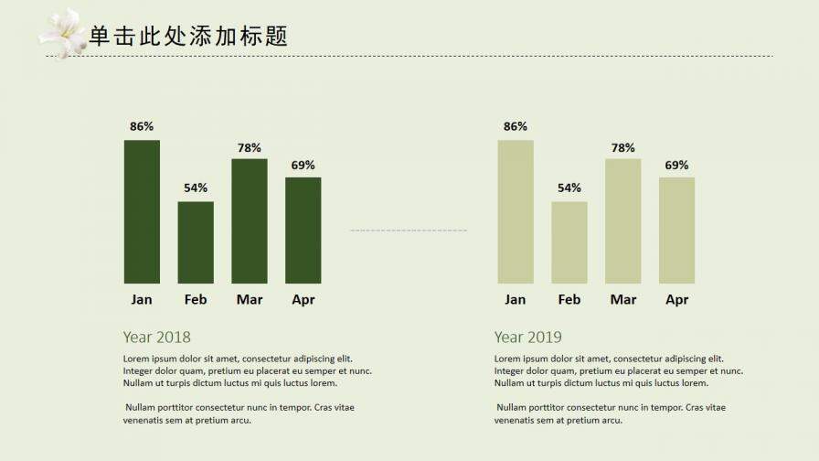 淡雅唯美工作述職報(bào)告通用PPT模板