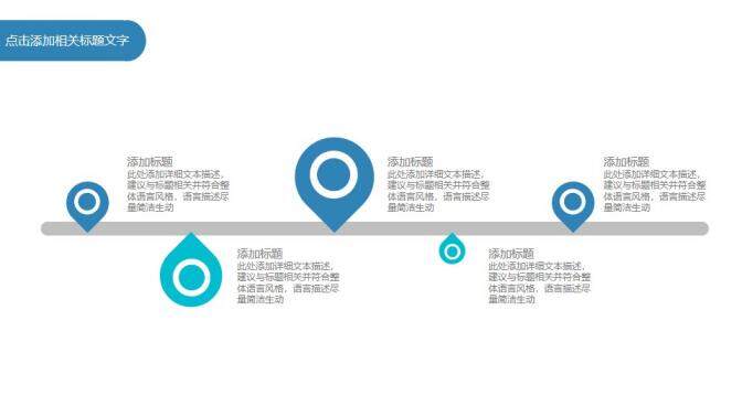 藍色簡約個人轉正述職報告工作總結PPT模板