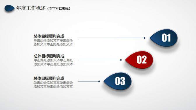 簡約年度教學述職通用PPT模板