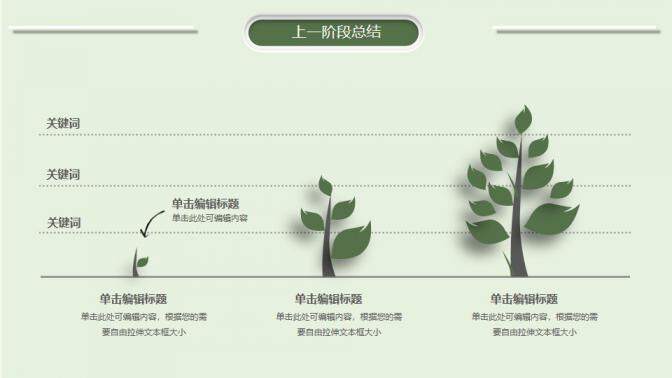 創(chuàng)意手繪風環(huán)保工作總結工作匯報模板