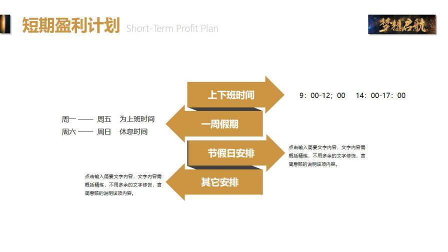 金色高端融资商业计划书PPT模板