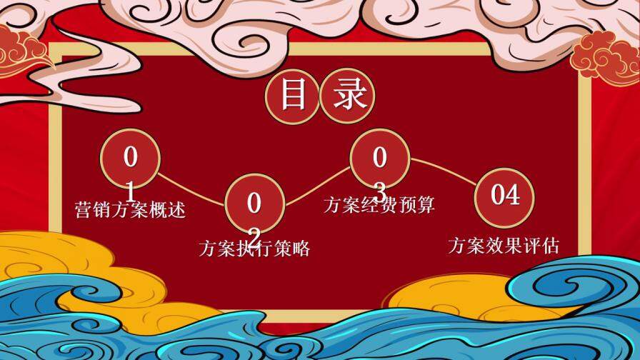 紅色國(guó)潮風(fēng)雙十一活動(dòng)策劃PPT模板