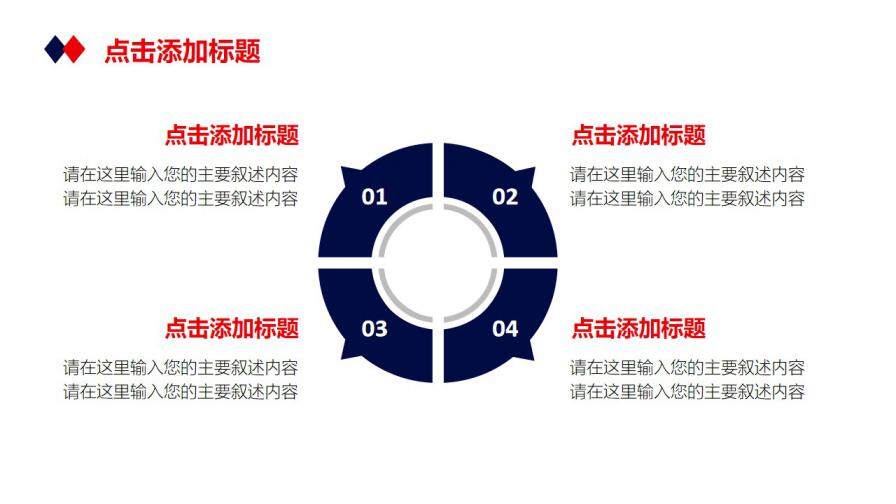 红色简约医疗培训医疗通用PPT模板