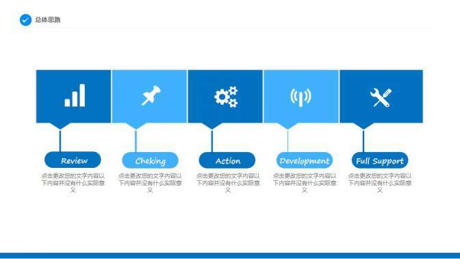 2021年商务通用经验分享经验介绍通用蓝色动态PPT模板
