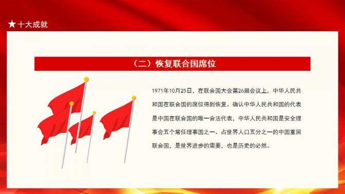 建国大业高举中国特色社会主义伟大旗帜动态PPT