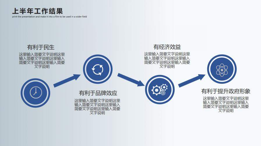 創(chuàng)意商務風上半年工作總結匯報PPT模板