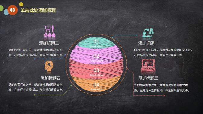 黑板風教育教學PPT模板