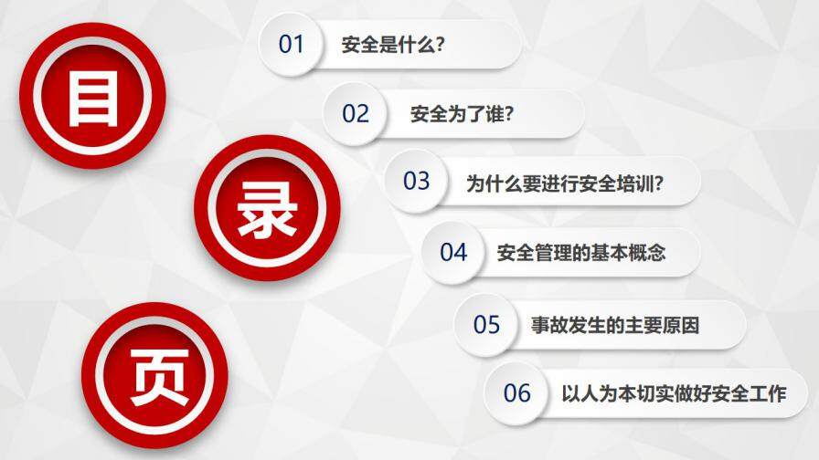 紅色簡(jiǎn)約大氣時(shí)尚企業(yè)安全生產(chǎn)培訓(xùn)課件PPT模板