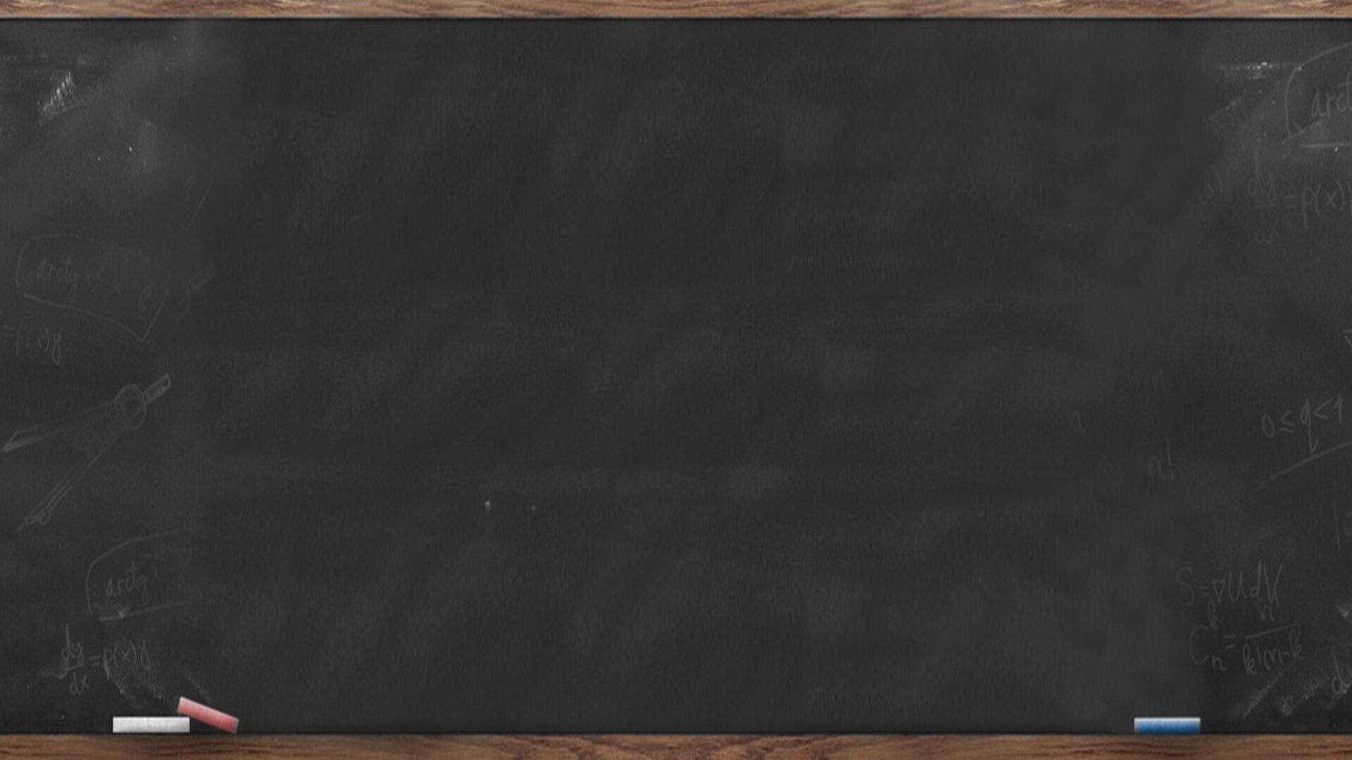 8张黑板PPT背景图片