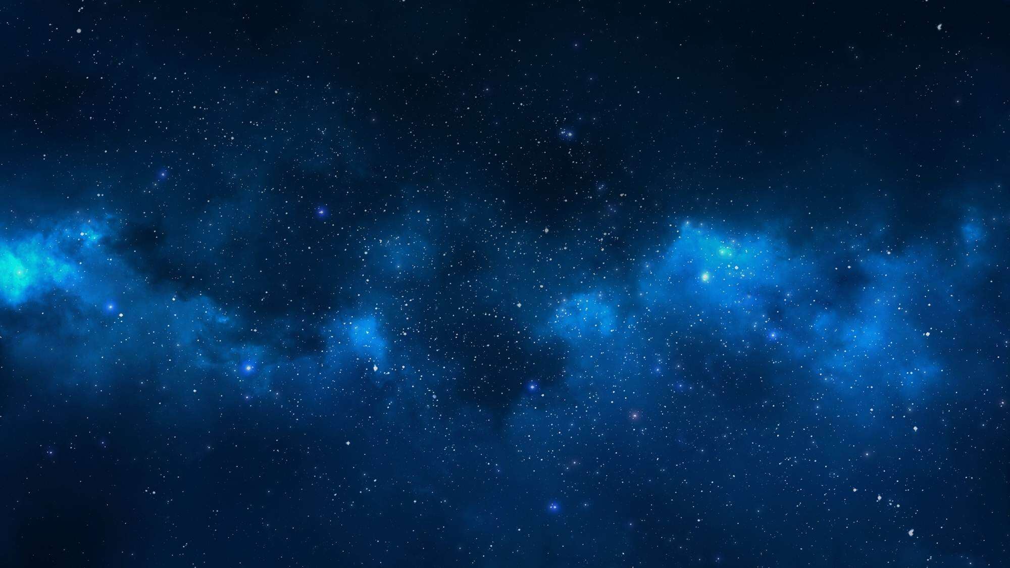 三张蓝色星空星球PPT背景图片