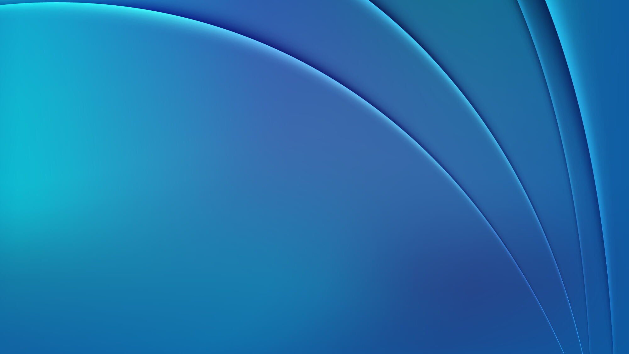 三张蓝色抽象曲线PPT背景图片