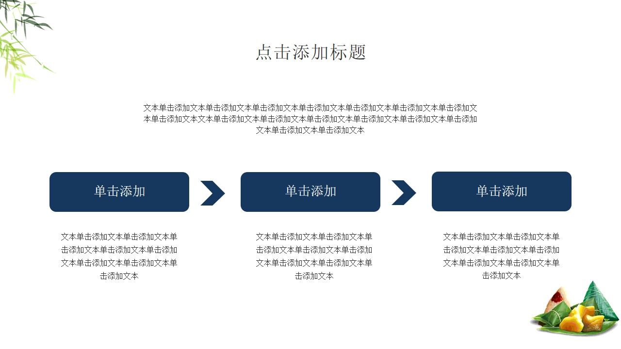 中国风端午节活动策划通用PPT模板