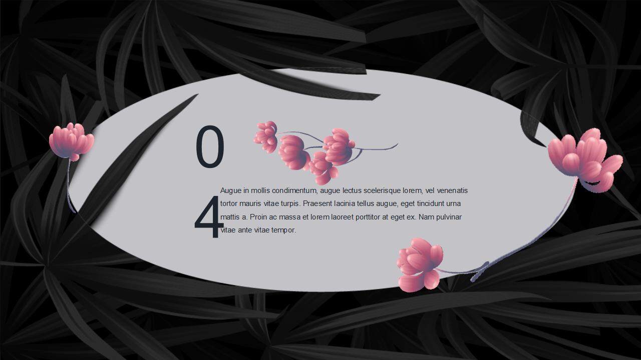 粉色植物系艺术设计化妆品牌提案商务合作PPT模板