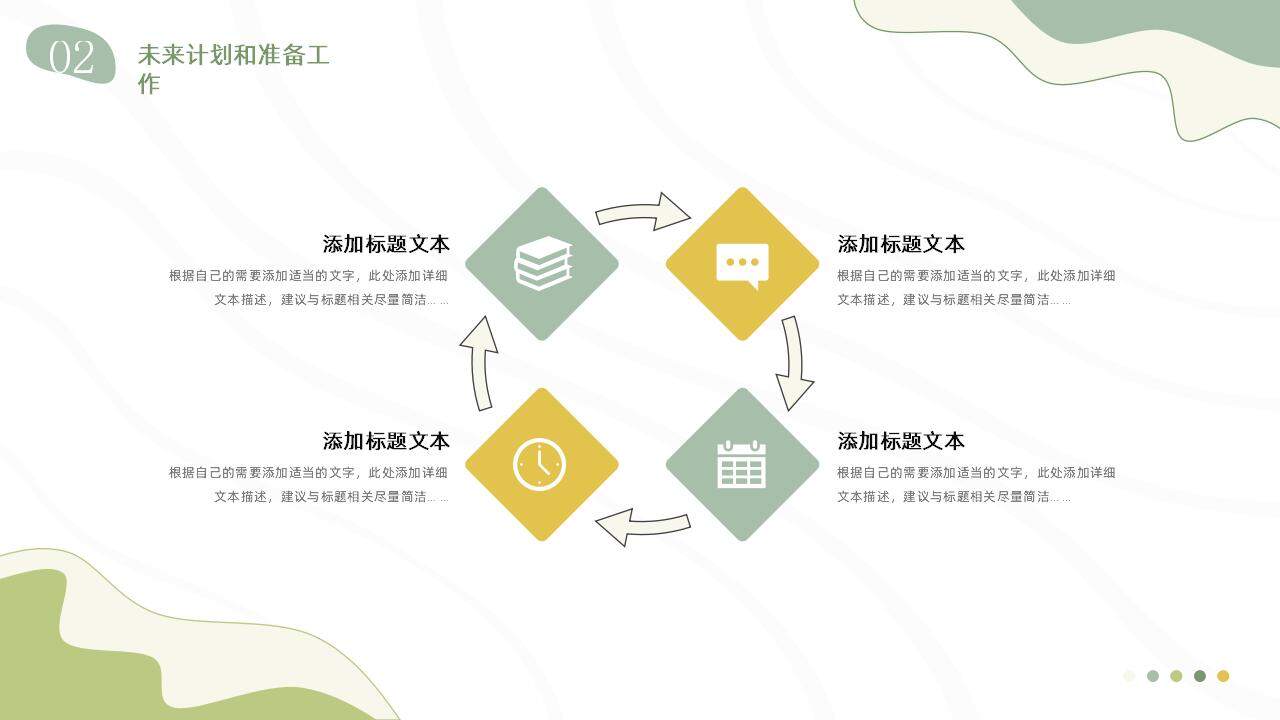 綠色清新淡雅莫蘭迪色商務(wù)匯報(bào)工作計(jì)劃PPT模板