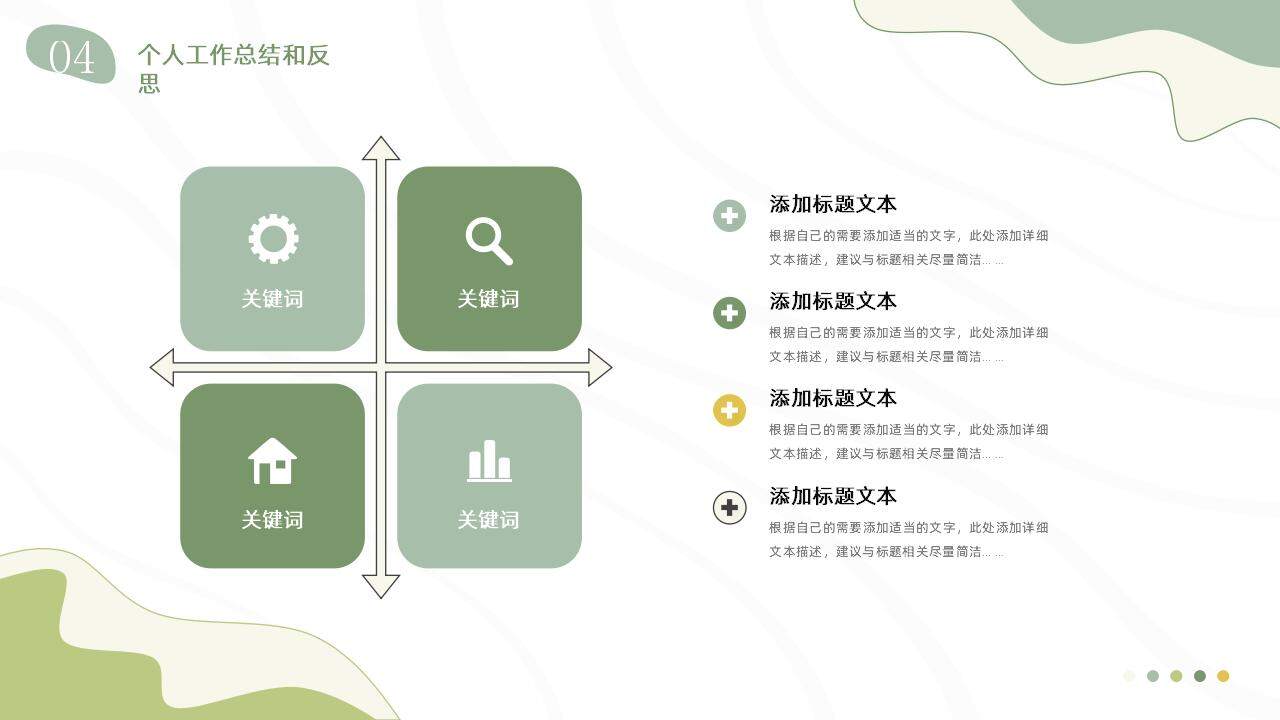 綠色清新淡雅莫蘭迪色商務(wù)匯報(bào)工作計(jì)劃PPT模板