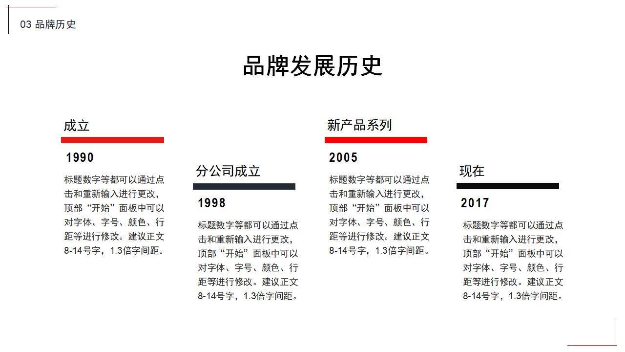 红色黑色对比产品竞品分析报告简洁PPT模板