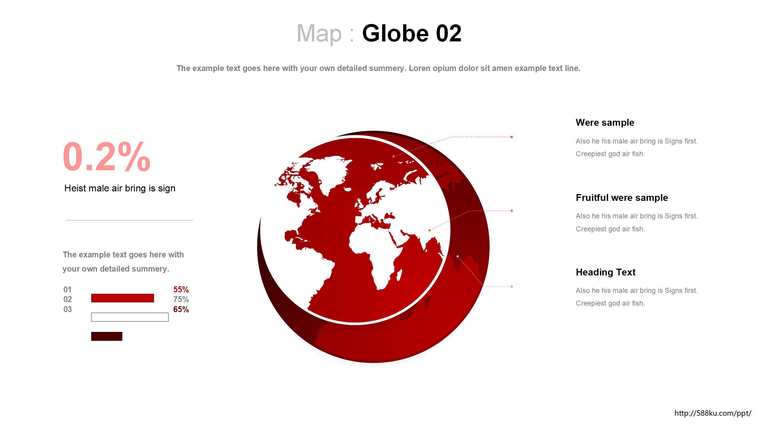 30页红色世界地图商务产品展示外贸业务PPT图表合集